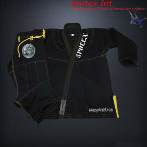 BJJ Gi Jiu Jitsu artes marciales uniforme transpirable cintura alta personalizable al por mayor Pakistán - Product Image 3
