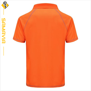 SAMAVIA 100% tela transpirable de algodón de talla grande para hombre para Polos patrón sólido impreso ropa informal de punto de algodón - Product Image 3