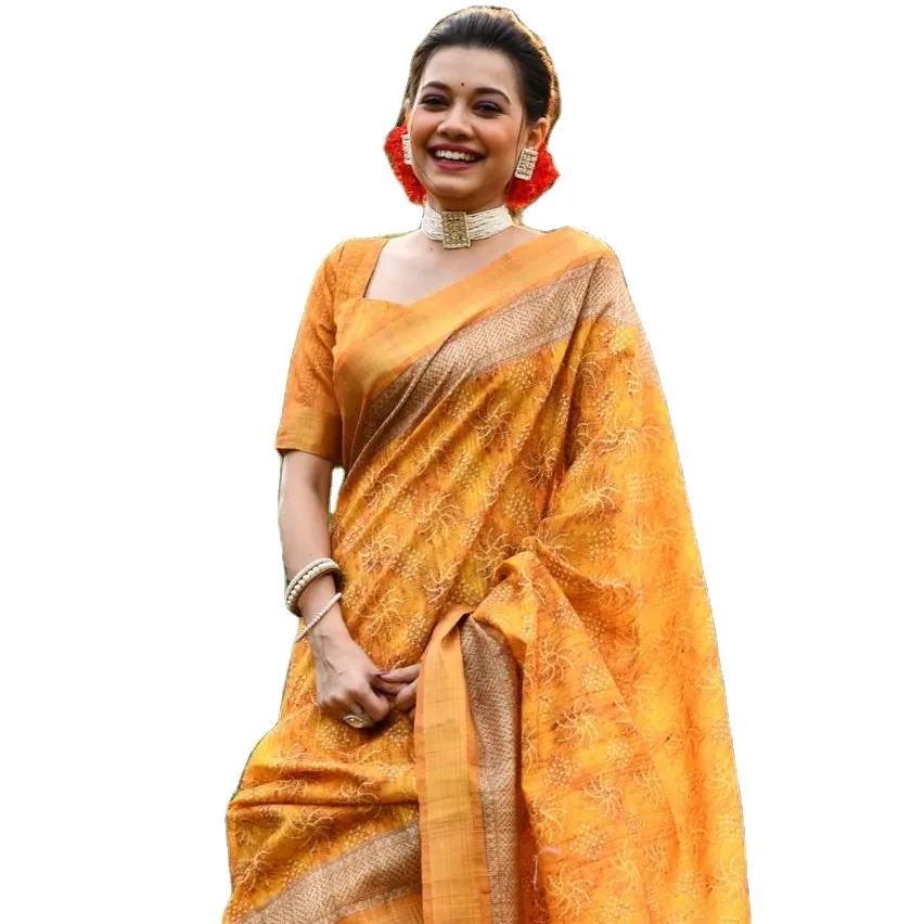 Ethnische Kleidung Soft Net mit Überall Stickerei Arbeit mit Lace Border Saree für Party Wear und Festival Wear Sari für Frauen