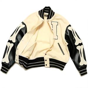 Veste universitaire de mode d'hiver professionnelle ODM la plus populaire pour les hommes veste en toile à col montant en vente de gros prix en vente - Product Image 1