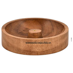 Elegant Natural Wood <b>Incense</b> Catcher Bowl Elegant Handmade Holder for Sticks or <b>Cones</b> Great for Home Decor At Reasonable Price - Product Image 3