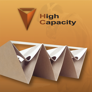 Andreae-Filter Cardboard HC High Capacity labyrinth/Folded cardboard (<b>paint</b> mist separator/<b>spray</b> booth filter) (900 x 9.140 mm) - Product Image 1