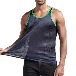 Camiseta de Malla Deportiva para Hombre, Ecológica, de Secado Rápido, Transpirable, Antiencogimiento, Personalizable, Ventilación de Verano, Invierno - Product Image 5