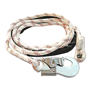 GRILLON 5 m 11 mm Steel Clevis Slip <b>Hook</b> with Latch Industrial Rope Replacement for Mining and Climbing Plain Finish - Product Image 1