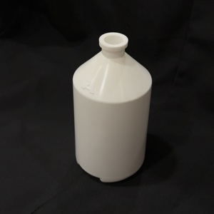 Bouteille en plastique APS pour médecine vétérinaire, légère, durable, de forme cylindrique, de couleur blanche, en PE/PP, 350-500 ml, avec contenu imprimé, modèle - Product Image 1