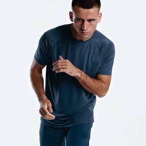 Camiseta de algodón 100% para hombre, Camiseta holgada de gran tamaño con estampado personalizado, Camiseta de punto informal para hombre, camiseta con hombros caídos de peso pesado - Product Image 5