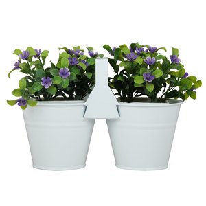 Maceta de Metal Galvanizado, Contenedor Rectangular para Jardín al Aire Libre, Patio, Exhibición de Flores, Soporte para Plantas de Interior - Product Image 5