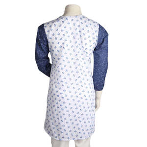 คุรตีผ้าฝ้ายพิมพ์ลายสำหรับผู้หญิง - สีฟ้า - Product Image 4