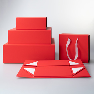 Nuovissima Tendenza 2026: Scatola Pieghevole Magnetica Rossa, Ottimizzata per il Ricerca Online, Confezione Regalo di Lusso in <span class=keywords><strong>Cartone</strong></span> Rigido - Product Image 3