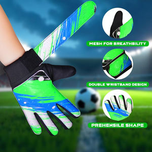 Gants de gardien de but de football professionnels, doigts entiers, antidérapants, respirants, légers, en latex, unisexe, adulte, jeune - Product Image 5