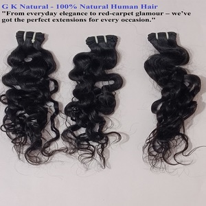 Extensions de cheveux Remy indiens de 26 pouces de qualité A Cheveux humains bouclés naturels - Product Image 2