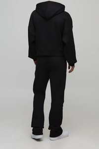 Survêtements surdimensionnés de haute qualité, survêtements d'hiver personnalisés avec broderie, survêtements pour hommes et femmes, survêtement en tricot lourd de 400 g/m², design de créateur - Product Image 5