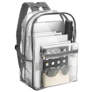 Clear <b>Backpack</b> Wholesale School <b>Backpack</b> for Custom Logo Clear Plastic <b>Backpack</b> Products Vietnam - Product Image 2