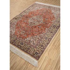 Alfombra de Lana Anudada a Mano Aalam, Diseño de Medallón Rojo y Naranja, 9x12, Alfombra para Pasillo, Decoración para Sala de Estar, para Adolescentes - Product Image 2