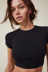 Crop top femme, design 2022, impression logo personnalisée, coton, coupe slim, été, éco-responsable - Product Image 5