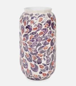 Venta al por mayor hecho a mano moderno madreperla incrustaciones florero decoración del hogar florero de lujo Decoración de mesa florero - Product Image 3