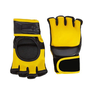 Gants de MMA les plus vendus, haute qualité, personnalisés, demi-doigts, respirants, en cuir et PVC, tailles professionnelles, vente en gros - Product Image 1