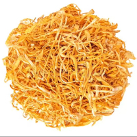 Thé au Cordyceps, cueilli à la main et 100% frais, extrait de champignon Cordyceps militaris - Champignon Cordyceps entier séché