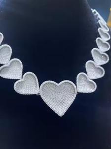 เครื่องประดับโซ่เพชรสไตล์ฮิปฮอปทรงกลม10K/ 14K / 18K สำหรับผู้ชายดีไซน์ใหม่ - Product Image 2