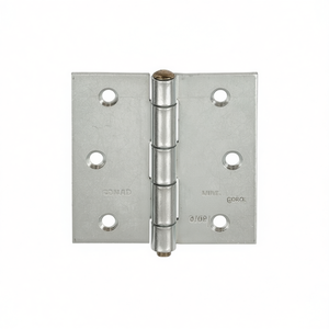 VORMANN Blue Zinc-Plated Steel 89mm X 89mm X 2.1mm Strong Square-Edged Storage Hinge 89mm Height and Width - Product Image 3