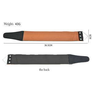 High Quality Leather <b>Straight</b> Razor Strop with Shaving Soap New Style for Men's Shaving in Barbershops & Salons - Product Image 5