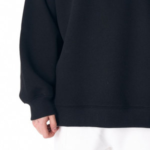 Sweat-shirt d'hiver en coton éponge épais unisexe Logo personnalisé col rond surdimensionné teint uni chemise respirante écologique - Product Image 6