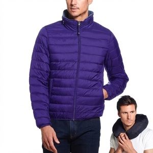 เสื้อแจ็คเก็ตฤดูหนาวผู้ชาย Apex Crest Apparel รุ่น Trendy Puffer Outdoor Sporty แบบมีฮู้ด ซิปหน้า อุ่นสบาย ผลิตจากผ้า PU คุณภาพสูง รับผลิตตามแบบ OEM ทรงปกติ - Product Image 1
