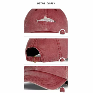 Vente en gros Chapeau de papa vierge délavé non structuré à profil bas Casquette de baseball vintage en coton à bretelles avec logo personnalisé - Product Image 6