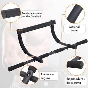 Barra Horizontal de Pared en Existencia en España, Barra de Dominadas Resistente para Entrenamiento de Fuerza en Casa - Product Image 3