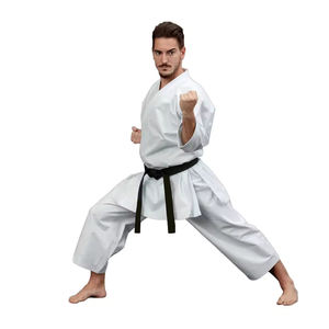 Meilleures ventes en gros Uniforme de karaté Hommes Femmes Combinaisons d'arts martiaux professionnelles Unisexe Combinaison de combat en coton avec logo personnalisé - Product Image 5