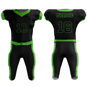 Vente chaude Dernière conception Uniforme De Football Américain Respirant Plus Size avec Manches Courtes Prix - Product Image 5