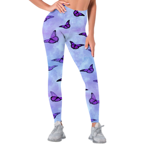 2024 doux confortable respirant imprimé Yoga Leggings pantalon Logo personnalisé taille pour l'entraînement de gymnastique en plein air taux de gros - Product Image 1