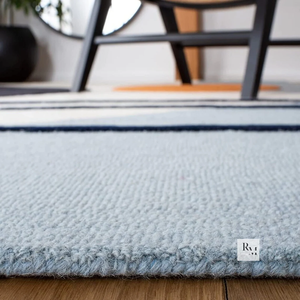 Hecho a mano moderno escandinavo neutral decoración del hogar alfombra lana textil arte mano tufted tapiz Neutral arte Decoración - Product Image 4