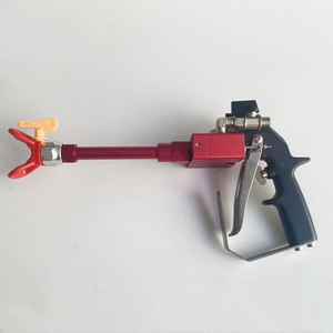 Pulvérisateur sans air portable à l'<span class=keywords><strong>intérieur</strong></span> du <span class=keywords><strong>pistolet</strong></span> de pulvérisation sans air à double trou d'alimentation - Product Image 5