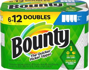 Toallas de Papel Bounty Select-A-Size, 6 Rollos Dobles, Blancas, 90 Hojas por Rollo - Product Image 2