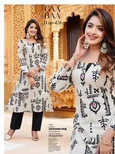 ชุดผ้าฝ้ายปากีสถานพิมพ์ลายแบบยืดหยุ่นแคตตาล็อกแบบเต็มสำหรับใส่ไปงานเลี้ยงลำลอง - Product Image 4