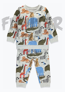 Ensembles de survêtement d'été 100% coton à cordon de serrage pour garçons et filles vêtements pour enfants brodés décontractés - Product Image 6