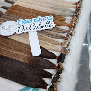 Cinta en extensiones de cabello Extensiones de cabello crudo vietnamita de calidad superior Super doble dibujado para mujeres Longitud 16 -32 pulgadas - Product Image 2