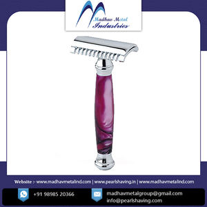 Maquinilla de afeitar de seguridad de doble filo de color personalizado superventas de alta calidad del fabricante indio - Product Image 2