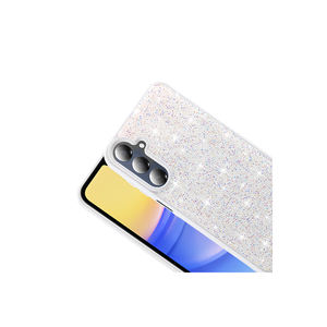 Étui de protection arrière en silicone blanc brillant de luxe avec design diamant strass pour Samsung Galaxy A26 - Product Image 4