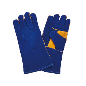 Nouveau haute qualité 10 pouces jaune fendu cuir de vachette conducteur gants de travail hommes Bus camion jardinage Construction gants en cuir soudage - Product Image 6