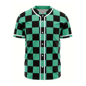 OEM personnalisé dernière conception chemises de baseball unisexes vêtements de sport respirants avec logo personnalisé imprimé uni vierge et ensemble de chemises d'équipe - Product Image 1