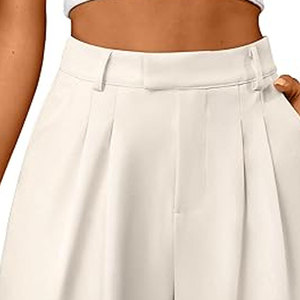 Fabriqué en usine Conception sur mesure de votre propre logo Shorts décontractés pour femmes Shorts surdimensionnés confortables à la mode pour femmes - Product Image 5