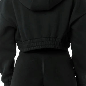 Sudaderas con capucha de entrenamiento para mujer de alta calidad, sudaderas con capucha de entrenamiento de gimnasio azul cielo para damas fabricadas en Pakistán - Product Image 6