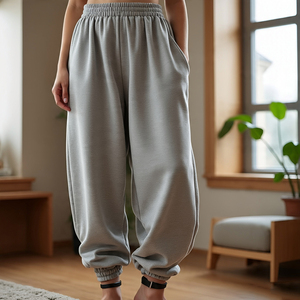 Pantalones de chándal de gran tamaño personalizados para mujer, ropa deportiva para correr, pijama femenino, pantalones de chándal para mujer - Product Image 6