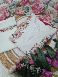 2025 Indian and Pakistani Heavy Embroidery Work Dresses Pakistani and Indian Style Salwar Kameez <b>Three</b> Piece Dress for Women - Product Image 5