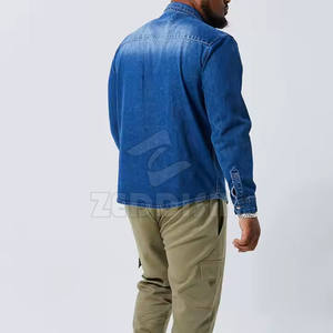 กางเกงยีนส์ผ้าฝ้าย100% สำหรับผู้ชาย, เสื้อลำลองระบายอากาศได้ดีปรับแต่งได้ - Product Image 2