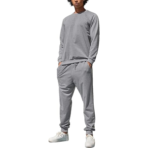 Trajes Chándales para hombres Trajes de chándal para hombres 2 piezas Casual Atlético Transpirable 100% Ropa de algodón Conjuntos de hombre - Product Image 3