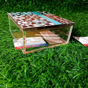 Nueva Caja de Dulces Acrílica de Alta Calidad con Tapa de Nácar para Regalos Árabes de Eid Ramadán, para Dulces, Bocadillos y Frutos Secos - Product Image 2