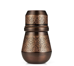 Carafe en cuivre écologique avec couvercle, design à double paroi anti-fuite pour une hydratation quotidienne et une fraîcheur optimale - Product Image 1
